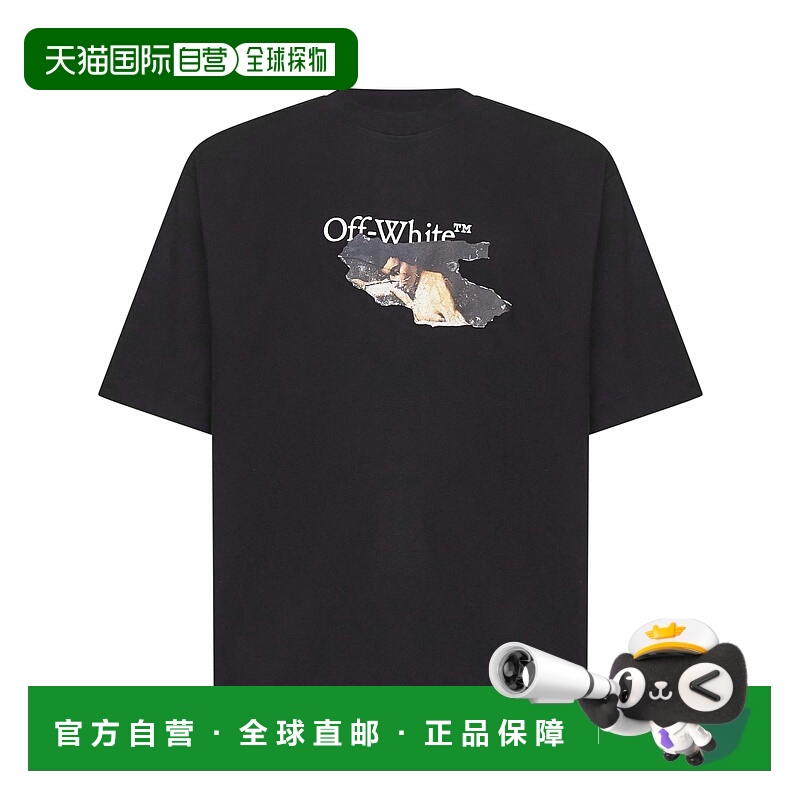 1h可退 香港直邮OFF-WHITE 男士T恤 OMAA120F25JER00U1001 AW2025