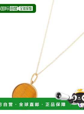 日潮跑腿COCOSHNIK 彩色宝石（虎眼石）项链 43吊坠玛瑙配饰