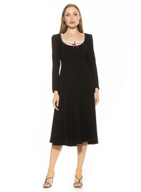 alexia admor【美国奥莱】直发 Ada 连衣裙 - 黑色