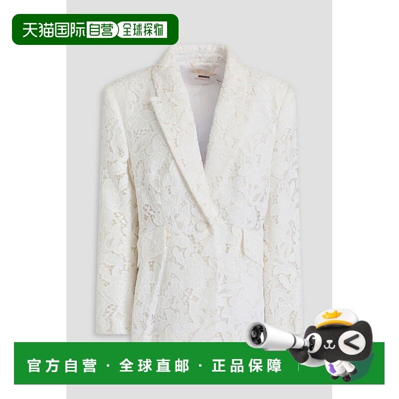 1h可退 香港直邮潮奢 ZIMMERMANN 女士 凸纹花边蕾丝西装外套 955