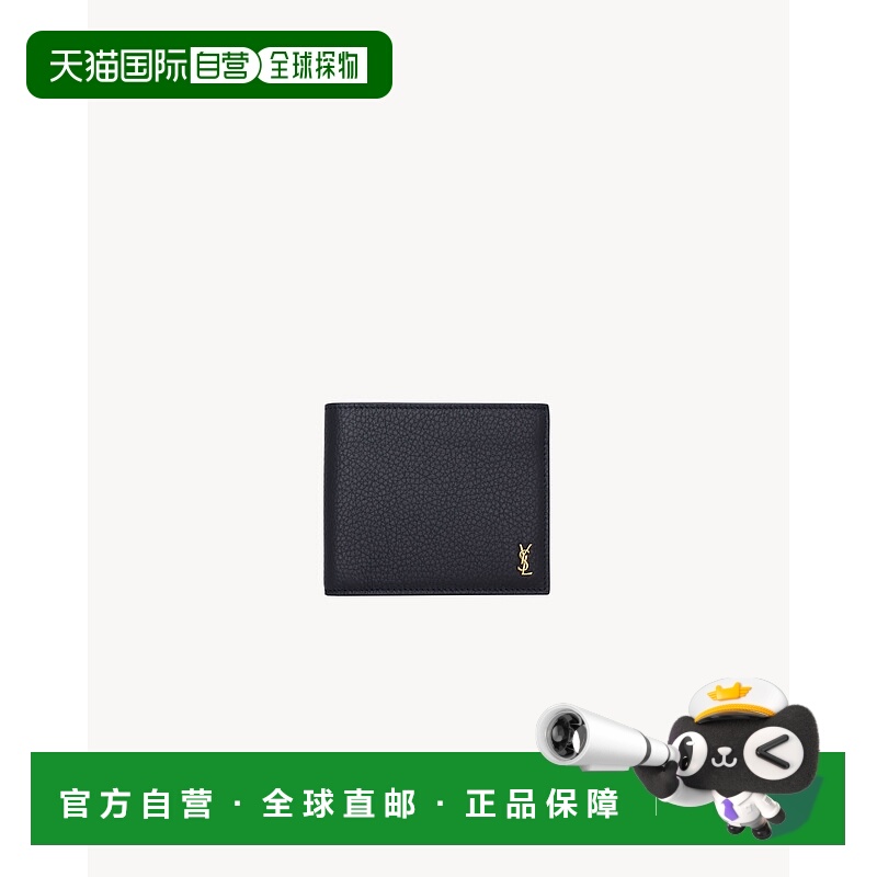欧洲直邮YSL（圣罗兰）TINY CASSANDRE East/West 粒面皮革钱包