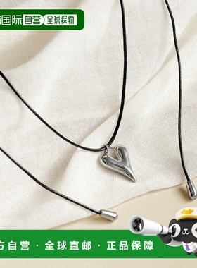 日本直邮ANE MONE 女装 金属心形吊坠可调节长度项链 TG010032N