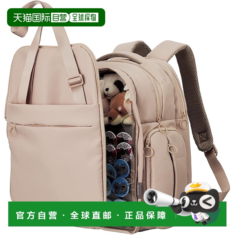 【日本直邮】宜丽客 痛背包 M号 前置件可拆 推し活包 米色 BM-OG