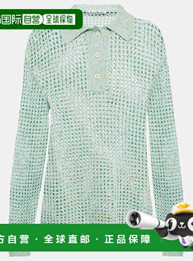 1h可退 香港直邮Acne Studios 艾克妮 女士 洞洞针织棉混纺毛衣 0