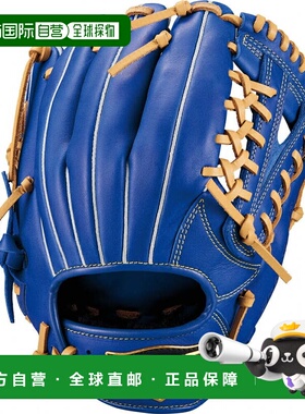 日本直邮ZETT 少年软式棒球手套 软质系列 通用款 BJGB74550F 青