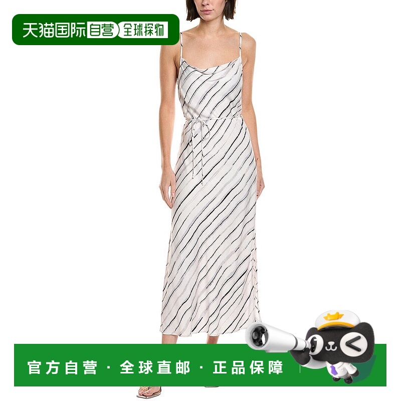自营Bella Dahl Belted Bias Slip Dress - white 美国奥莱直发