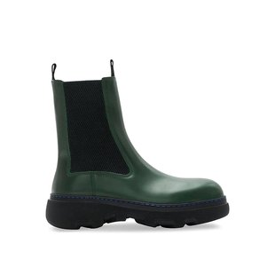 女士靴子 Leather 8077690 黑色 boots BURBERRY