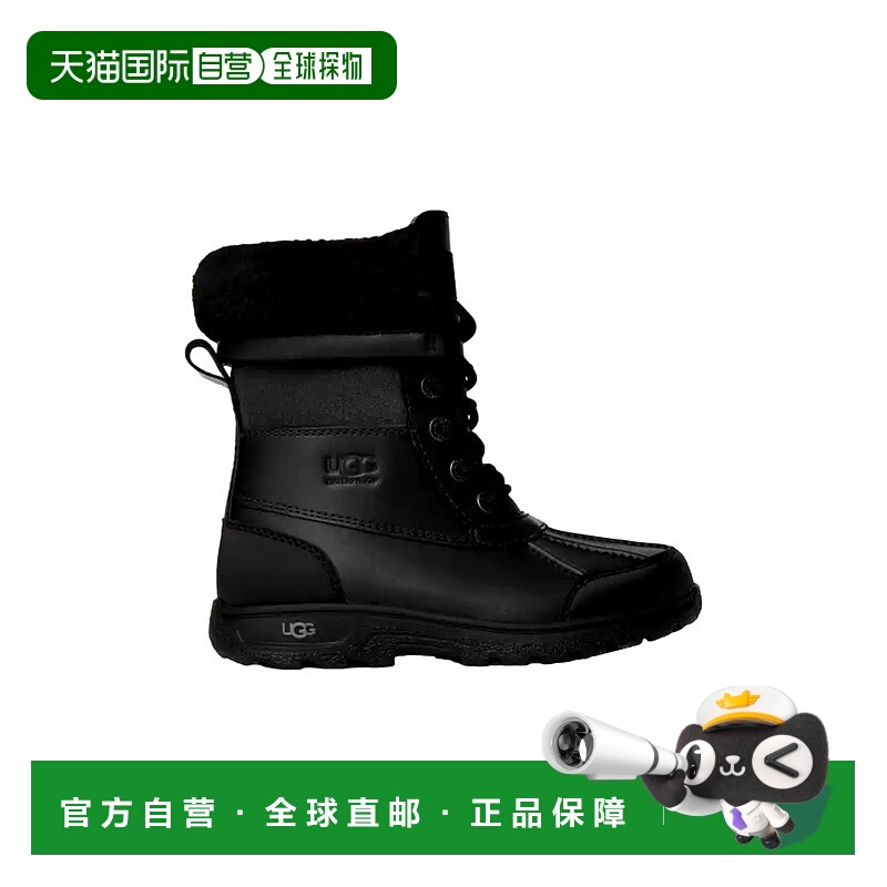 自营UGG Butte II CWR黑色1098890-BLK小学-黑色 美国奥莱直发