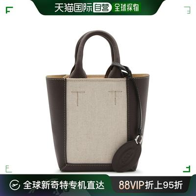 香港直邮潮奢 TOD'S 托德斯 女士 BROWN AND BEIGE LEATHER AND C