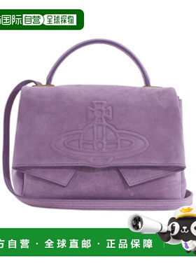 香港直邮Vivienne Westwood Sibyl 徽标压花单肩包 4101005SUL006