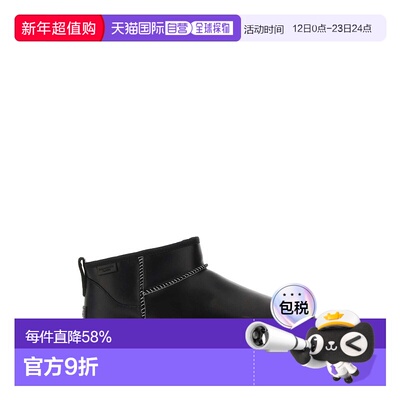 香港直邮UGG 男士靴子 1158191BLK CO 黑色 Black leather Classi