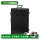 自营欧洲直邮Tumi途明 Degree黑色聚碳酸酯拉链口袋行李箱男女