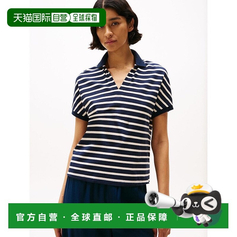 日本直邮TOMMY HILFIGER 莱赛尔宽松开领polo衫 [TO3203EW012375]