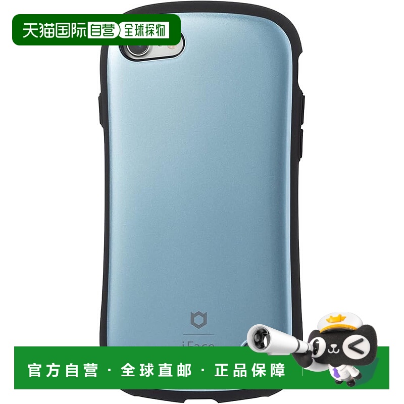 【日本直邮】Hamee 手机壳 iPhone SE 3/2/iPhone8/7 冰蓝色支架