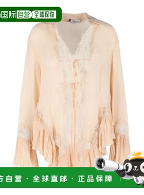 1h可退 香港直邮Blumarine 长袖衬衫 2C444A