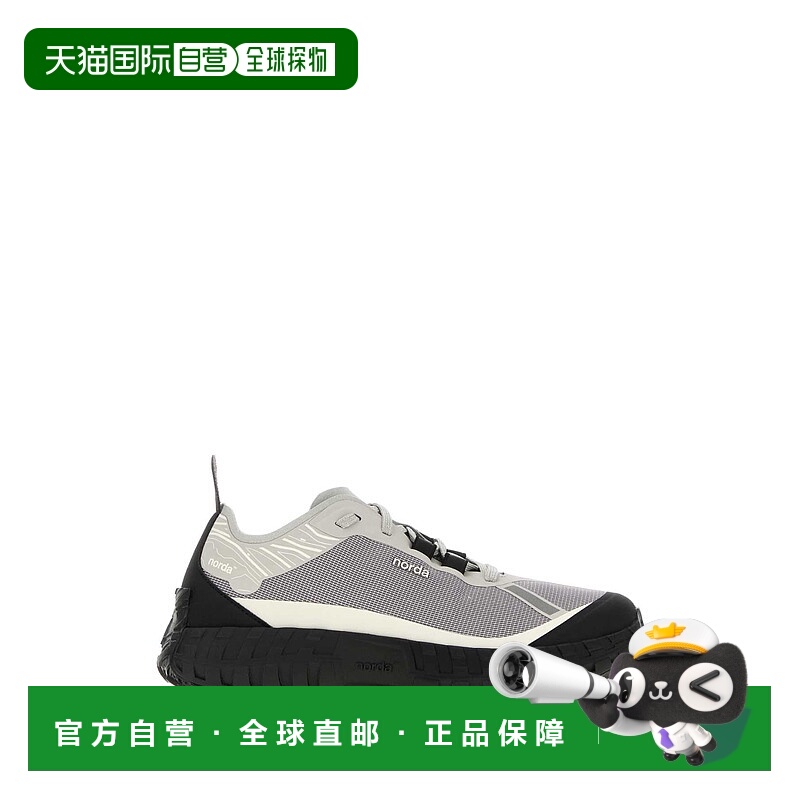 1h可退 香港直邮Norda 女士 001A 多色帆布运动鞋 001AWPEWTER