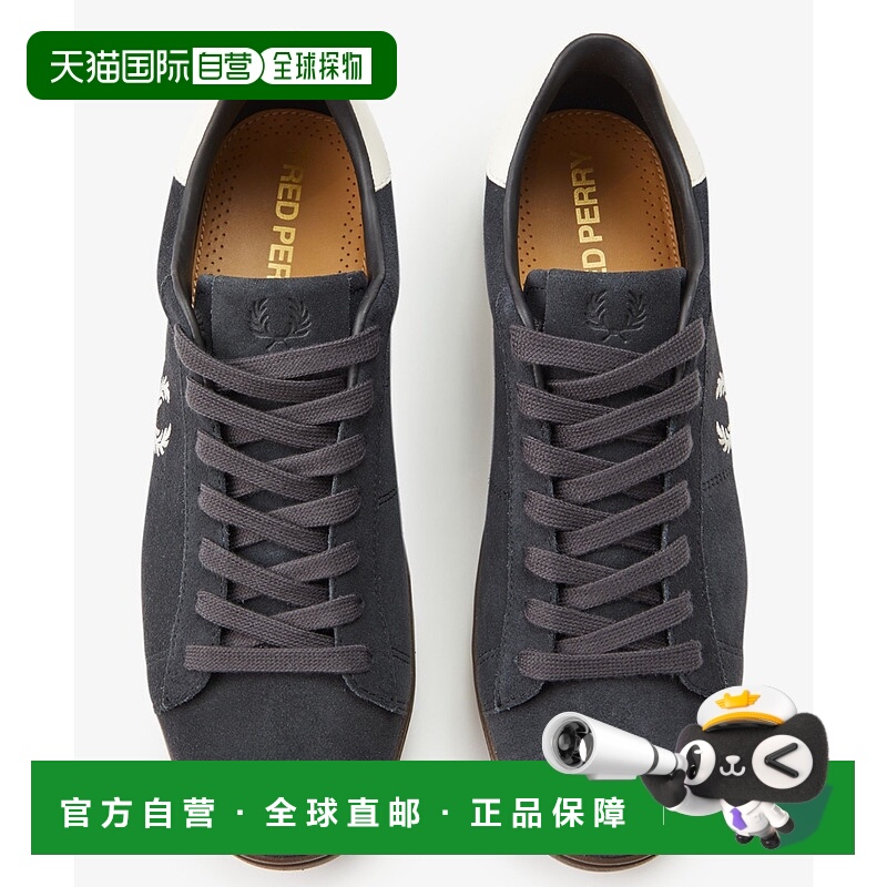 1h可退 日本直邮FRED PERRY 男装 加厚橡胶底 斯宾塞麂皮休闲鞋