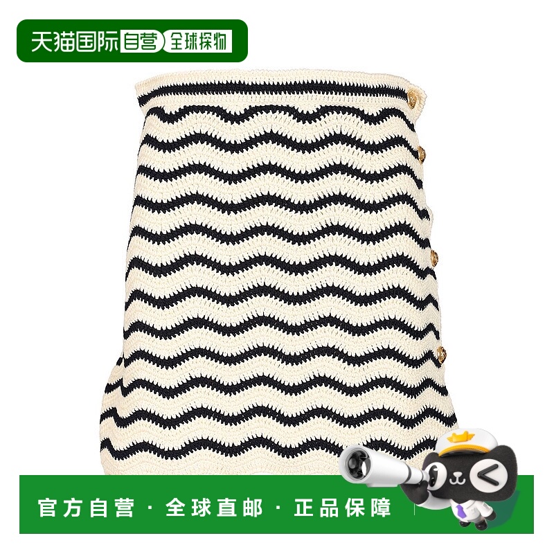 香港直邮CELINE 女士半身裙 RJ045D07201YV AW2025 花色 条纹半身