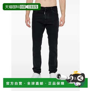 男士 1h可退 香港直郵Dsquared2 二次方 S74LB1766D 腰帶袢牛仔褲