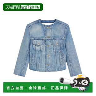 香港直邮Celine 长袖牛仔夹克 RV0ZV789D.