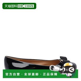 香港直邮FERRAGAMO 78203601J070NERO 菲拉格慕女士芭蕾乐福鞋