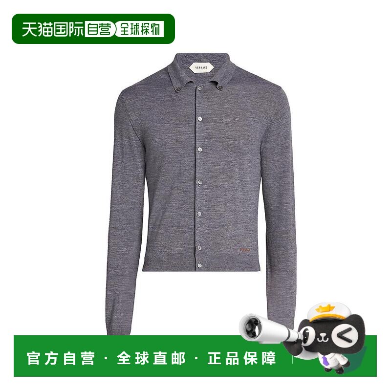 1h可退 【美国直邮】versace/范思哲 男士 毛衣长袖针织开衫