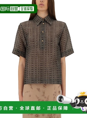 香港直邮FENDI 女士衬衫 FS8240AUP5F1RXA SS2025 灰色 Printed s