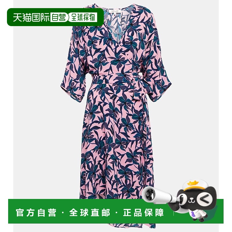 香港直邮DIANE VON FURSTENBERG 黛安 冯芙丝汀宝 女士 花朵印花