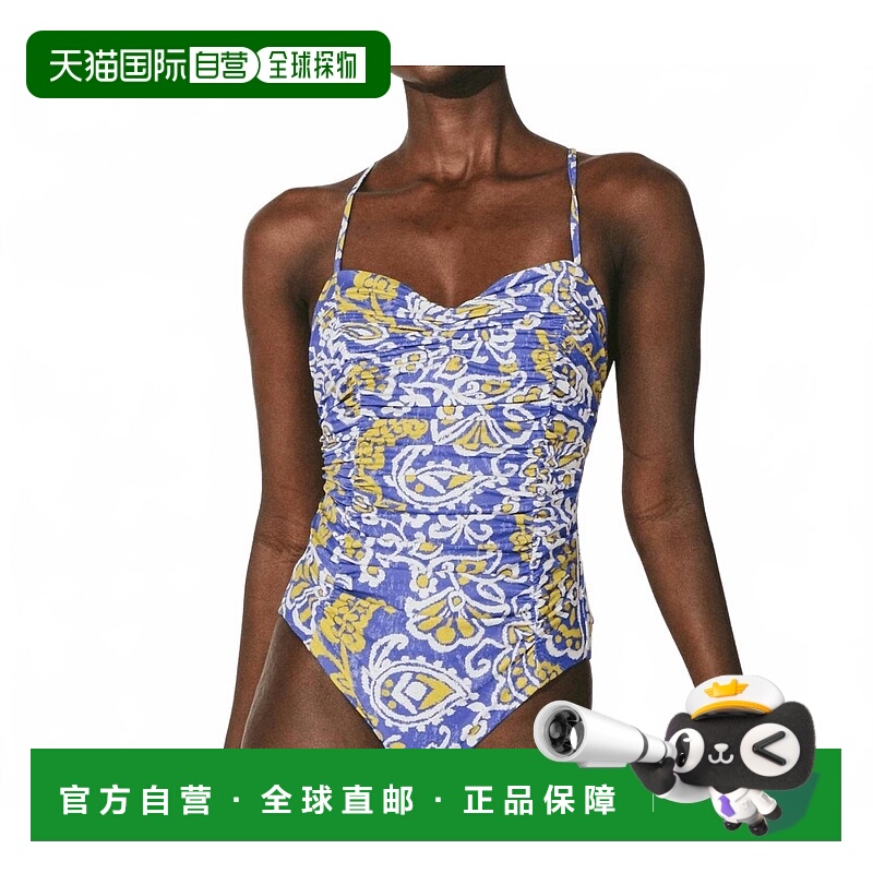 自营 cleobella娜塔莎连体泳衣亚速尔群岛印花 美国奥莱直发