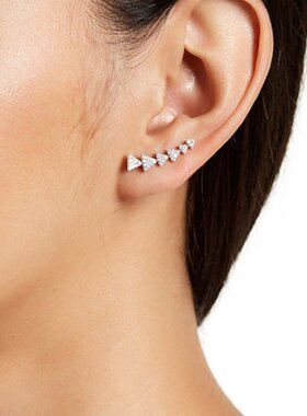 【美国奥莱】直发 Adornia Crystal Arrow Ear Clim