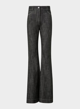 美国直邮akris 女士 休闲裤高腰牛仔裤直筒裤时尚休闲 柔软百搭