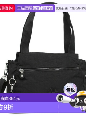 日本直邮Kipling 单肩包 Elisia 10L 黑色 女款 KIPLING K43791 P