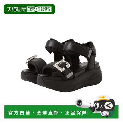 1h可退 日本直邮+diana 女士华美水钻扣凉鞋 休闲运动风 舒适防滑