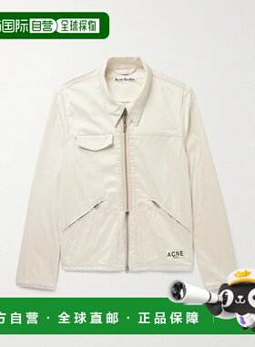 1h可退 香港直邮Acne Studios 艾克妮 男士 毡布拉链夹克 B90756
