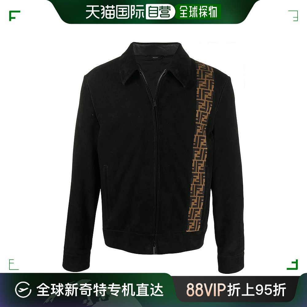 香港直邮FENDI芬迪 FF Logo细节拉链夹克 FPJ020ABUN-F0QA1