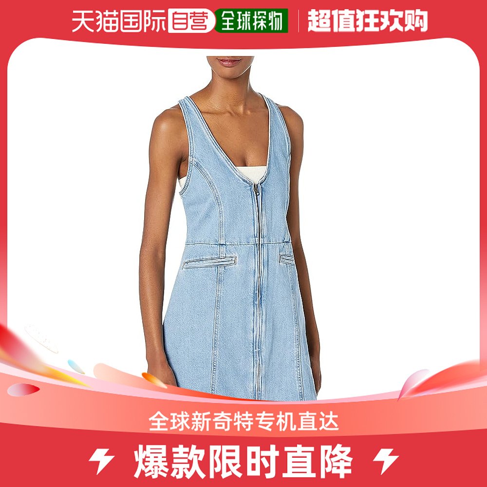 香港直邮潮奢 Levi'S 李维斯 女士里约牛仔连衣裙 女装/女士精品 连衣裙 原图主图