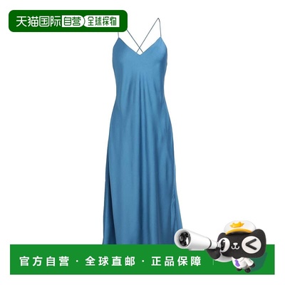 香港直邮Lauren Ralph Lauren 女士 吊带连衣裙 blue蓝色 舒适时