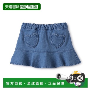 儿童女童心形口袋PEPLUM裙裤 main 9653119 日本直邮petit 1h可退