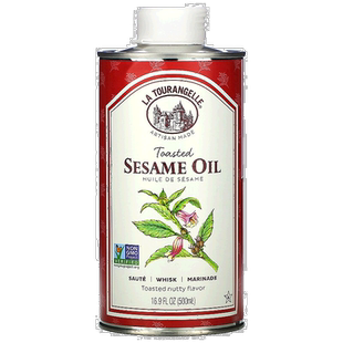 香港直发La Tourangelle拉杜蓝乔芝麻油浓郁香味轻微烘烤500ml