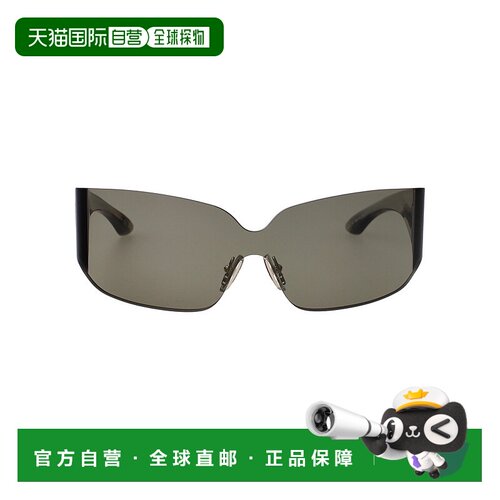 香港直邮BALENCIAGA 男士太阳镜 BB0421S002 AW2025 灰色 Sunglas