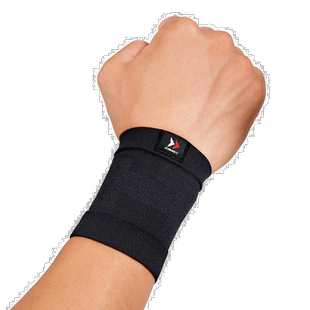 【日本直邮】Zamst赞斯特户外运动轻薄型护腕左右通用S黑色 38030