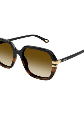 潮奢 Chloe 蔻依 女士 CH0204S 003 黑色棕色眼镜 CH0204S00