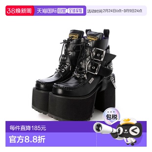 日本直邮日潮 Yosuke厚底系带靴 Y2601129秋冬高跟厚底鞋哥特女靴