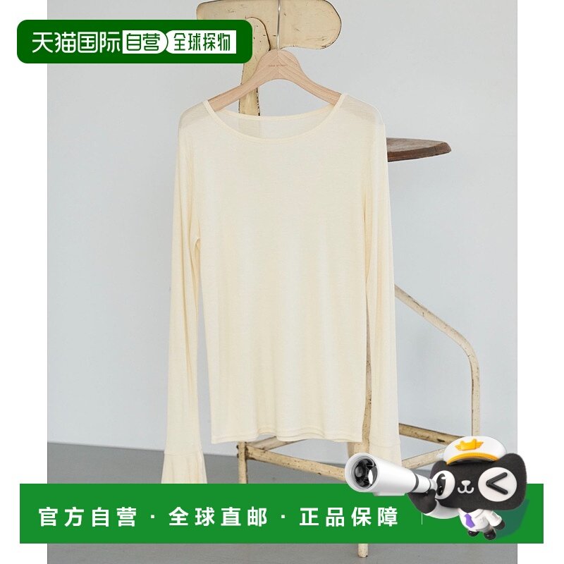 1h可退 日本直邮DOUX ARCHIVES 女装 蕾丝拼接 宽松半袖T恤 透感