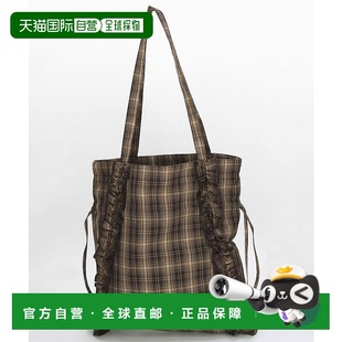 女装 1h可退 STORE 2WAY格纹褶饰束口托特包 日本直邮FREAK