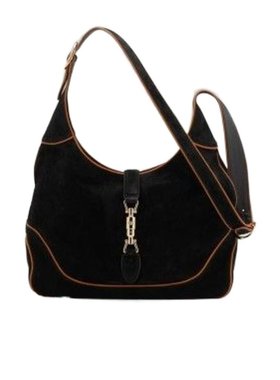 GUCCI 女士斜挎包 277520AN81G8850 AW2022 黑色 徽标单肩包