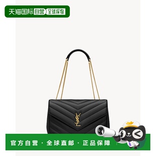 LOULOU 24新品 大号绗缝皮革链条包磁吸 圣罗兰 欧洲直邮YSL