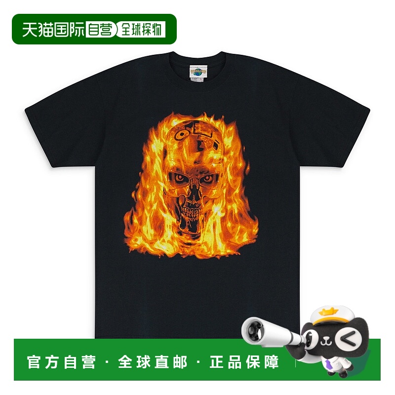 自营vintage黑色终端T恤-黑色 美国奥莱直发