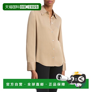 Slim brown Fit Shirt 美国奥莱直发 Classic 自营Vince