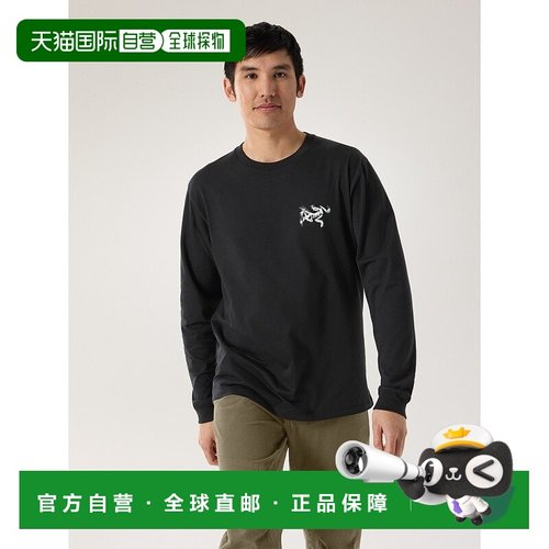 自营1h可退 欧洲直邮ARCTERYX 男士Kragg SL Bird Mosaique纯棉长